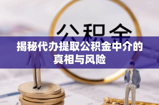 休宁揭秘代办提取公积金中介的真相与风险