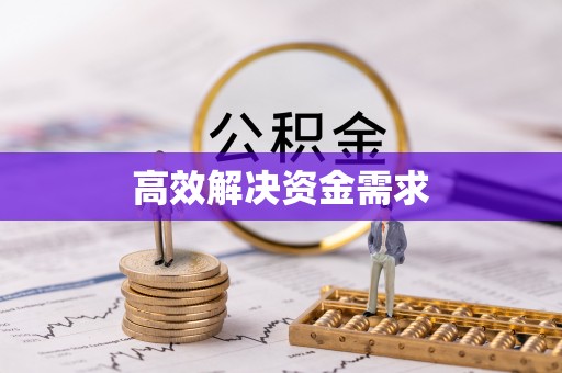 休宁高效解决资金需求